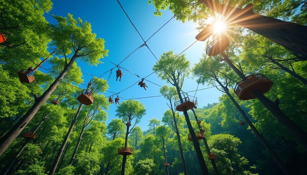 explorez le parc en ciel, une expérience unique alliant nature et aventure pour toute la famille. découvrez des activités passionnantes au cœur d'un cadre naturel exceptionnel.